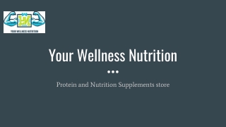 Your wellness nutrition