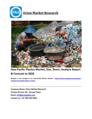 Asia-Pacific Plastics Market Size, Industry Trends, Share and Forecast 2020-2026