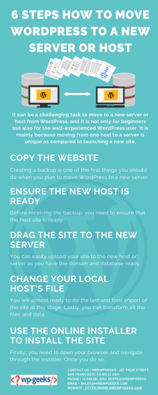 6 Steps How to Move WordPress to a New Server or Host