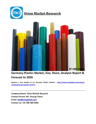 Germany Plastics Market Size, Industry Trends, Share and Forecast 2020-2026