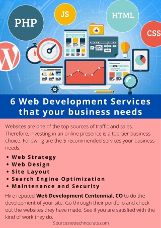 6 Web Development Services that your business needs