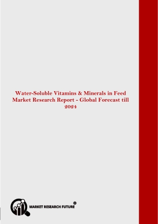 Water-Soluble Vitamins & Minerals in Feed Market Research Report—Forecast till 2024