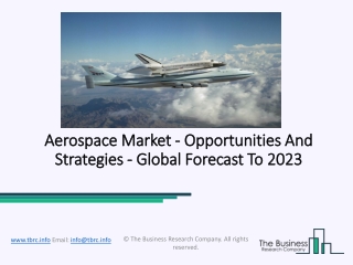 Aerospace Market Industry Trends And Emerging Opportunities Till 2023