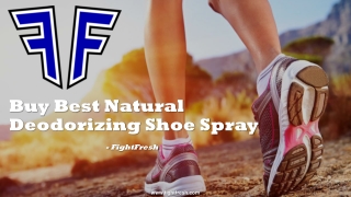 Buy Best Natural Deodorizing Shoe Spray - FightFresh