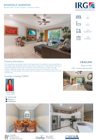 Buy ROSEDALE GARDENS-411857 - IRG Cayman