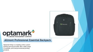 Buy Custom altmont professional essential backpack - Optamark