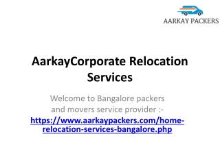 AarkayCorporate Relocation Services, Office Relocation Services