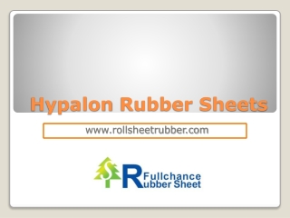Hypalon Rubber Sheets