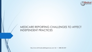 MEDICARE REPORTING CHALLENGES TO AFFECT INDEPENDENT PRACTICES