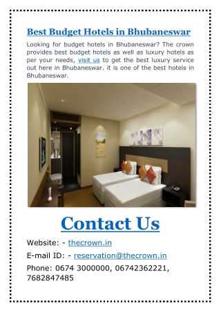 Best Budget Hotels in Bhubaneswar