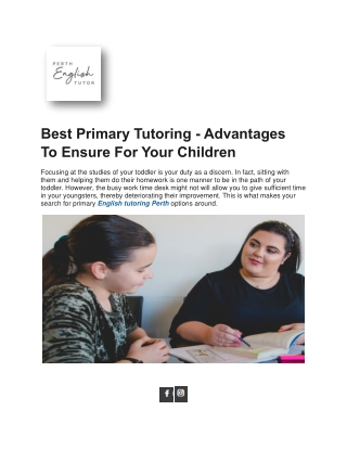 English Tutoring Perth | Perthenglishtutor.com.au