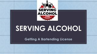 Getting A Bartending License