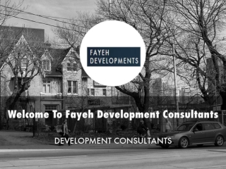 Detail Presentation About Fayeh Development Consultants