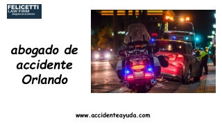 abogado de accidente Orlando