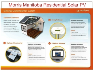 Morris Manitoba Residential Solar PV
