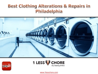 Best Clothing Alterations & Repairs near me in Philadelphia – 1LessChore