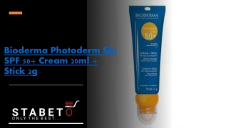 Shop Bioderma Photoderm Ski SPF 50  Cream 20ml   Stick 2g Set | Stabeto