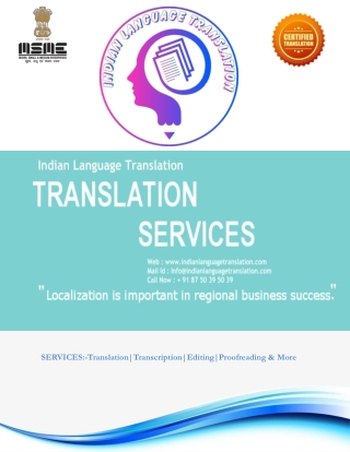 "Translation Companies In India |Certified Translation in Delhi NCR"