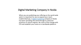 Digital Marketing Company In Noida