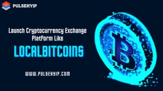 Cryptocurrency Exchange Platform like Localbitcoins