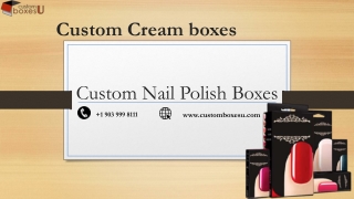 Nail polish boxes in Texas, USA