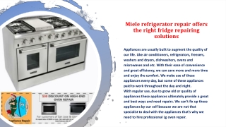 Hiring a professional Lg oven repair expert fixes all faulty ovens immediately