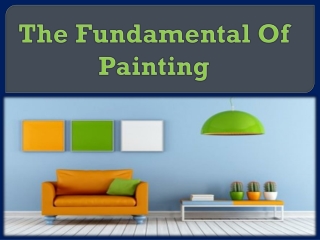 The Fundamental Of Painting