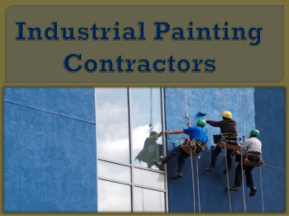 Industrial Painting Contractors
