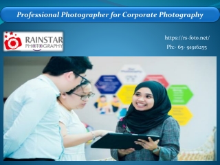 Professional Photographer for Corporate Photography