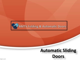 Automatic Sliding Doors in UAE, Automatic Sliding Doors in Dubai - BMTS Automatic Doors