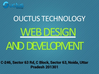 Web design and development company in India USA | Ouctus