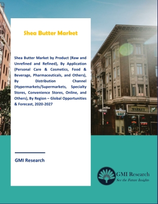 Shea Butter Market Forecast Report 2020 – 2027 – Top Key Players Analysis