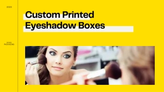 Showcase Your Beautiful Eyeshadow Boxes | Custom Eyeshadow Boxes