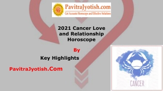 2021 Cancer Love and Relationships Horoscope