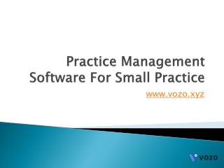 Practice Management Software For Small Practice