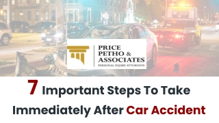 7 important Steps To Take Immediately After Car Accident