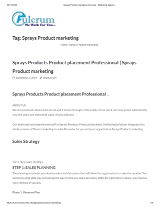 Sprays Product Marketing Company in Mumbai