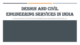 Design and civil engineering Services in India