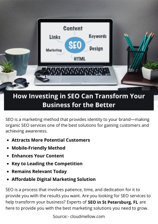 How Investing in SEO Can Transform Your Business for the Better