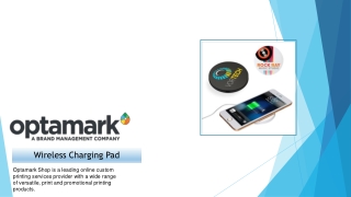 Buy Custom wireless charging pad - Optamark