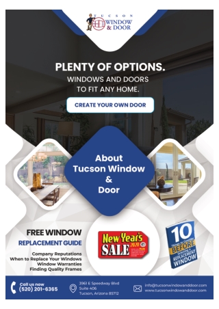 Replace window and doors tucson | windows and door replacement