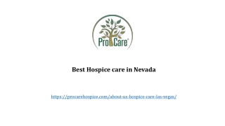 Best Hospice care in Nevada