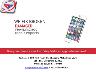 ipad Air Repair Center in Gurgaon - Repair Maniac