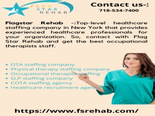 Flag Star Rehab -  Physical therapy staffing companyin New York