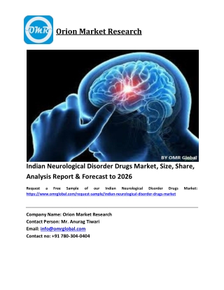 Indian Neurological Disorder Drugs Market Size, Industry Trends, Share and Forecast 2020-2026