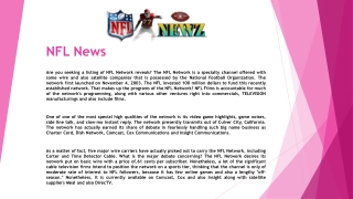 NFL News