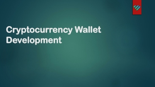 Cryptocurrency Wallet Development | White Label Crypto Wallet Development