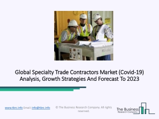 Specialty Trade Contractors Market Report (2020-2023), Business Plan Strategy