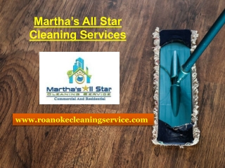 Roanoke Cleaning Service