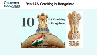 Best IAS coaching in Bangalore